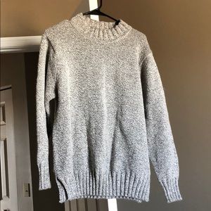 Chunky gray sweater